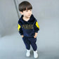 Children's Gold Velvet Suit Autumn and Winter Baby Double-sided Fleece Boys Plus Fleece Sweater Children's Clothing Plus Fleece Thickening Suit