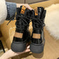 Thickened and Velvet Waterproof White Snow Boots Women's Shoes Winter Wild Short-tube Middle-tube Thick-soled Cotton Boots