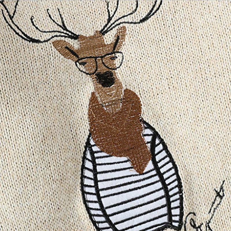 Men Sweater Plus Velvet Padded High-necked Handsome Trendy Youth Autumn and Winter Warm Sweater