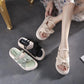 Summer Collocation Skirt Sandals Fairy Style Fashion Student Platform Roman Flats