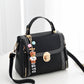 Women's Top-handle Bag Tote Bag Euramerican Style Crossbody Zipper Shoulder Bags with Bear Pendant