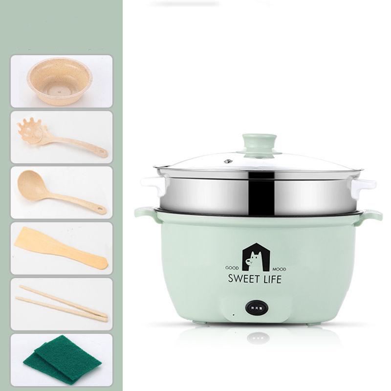 Non-stick Multifunctional Electric Heating Pot Student Dormitory Mini Electric Wok Household Integrated Electric Cooker