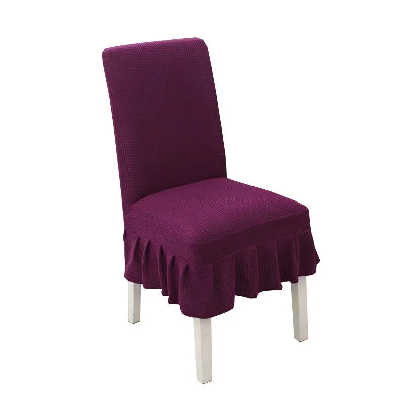 Thickened Chair Cover Stool Cover Household Elastic Chair Back Cushion Universal Universal Household Dining Table and Chair Cover