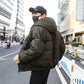 Men's Winter Fashion Warm Cotton-padded Jacket Hooded Jacket Trendy Thick Bread Clothes