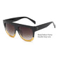 WTEMPO Ladies 2019 Vintage Sunglasses Woman Flat Top Mirror Sun Glasses Cat Eye Sunglasses