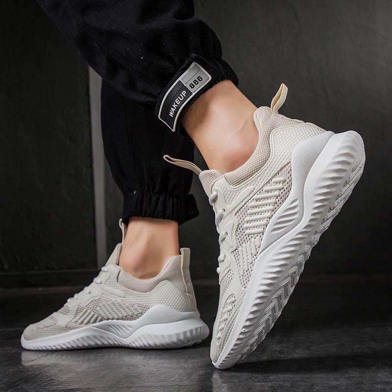 Men's sports shoes student casual running shoes men's net shoes breathable shoes trend Daddy shoes