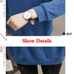 Spring and Fall Fashion Letter Round Neck Loose Women's Casual Sweatshirts