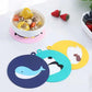 4pcs Cartoon Silicone Large Dining Table Placemat Coaster Kitchen Accessories Cup Mat Bar Mug Cartoon Animal Drink Pads