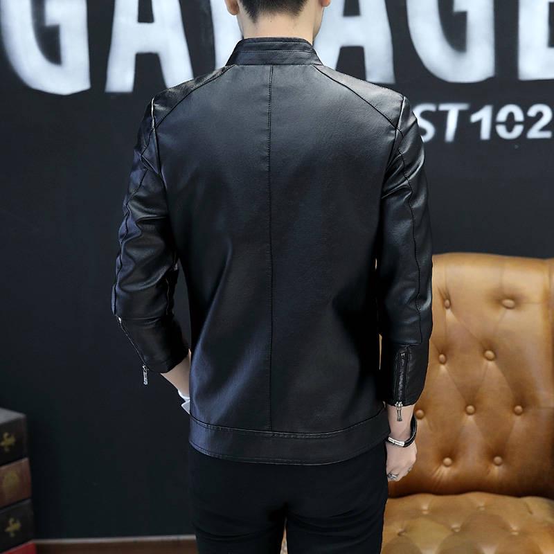 Motorcycle Leather Jacket Men Men's Leather Jackets Jaqueta De Couro Masculina Mens Leather Coats