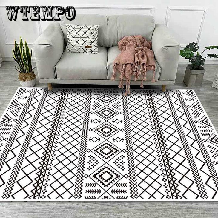 Moroccan Style Geometric Carpets For Living Room Children Bedroom Rugs And Carpets