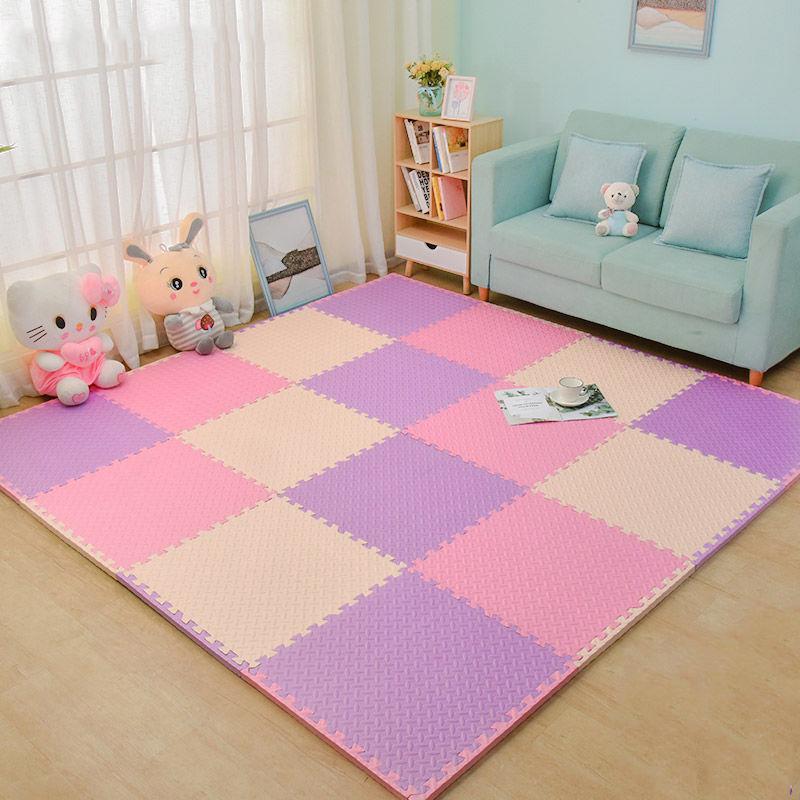 Sponge Floor Anti-drop Crawling Carpet Household  Bedroom Puzzle Foam Floor Mat Children's Climbing Mat
