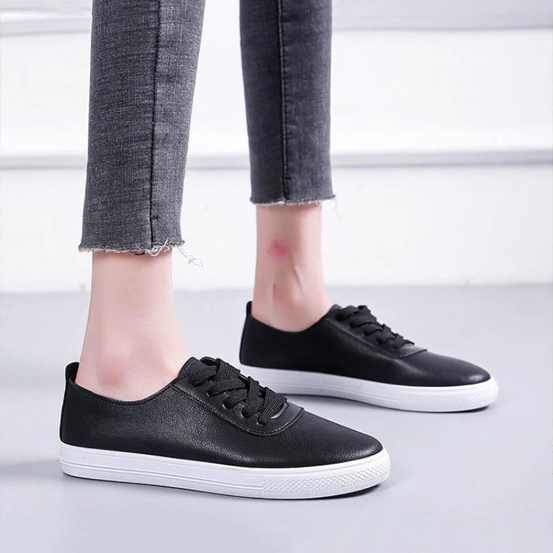 Soft-soled White Shoes Women's One-step Spring Autumn All-match Casual Flat Shoes Single Shoes