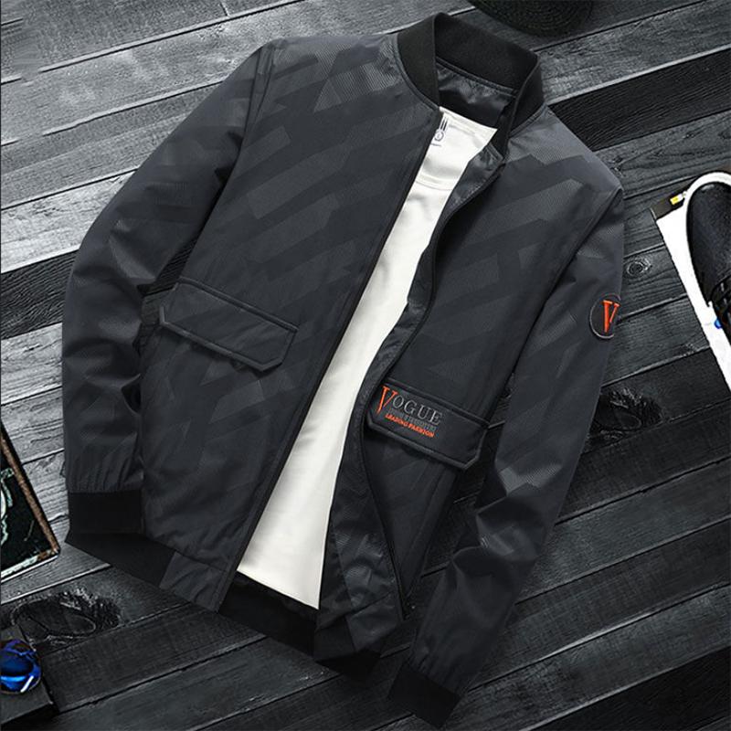Jackets for Men Trendy Handsome Boy Upper Clothes Grown Youth Korean Style Autumn Jackets