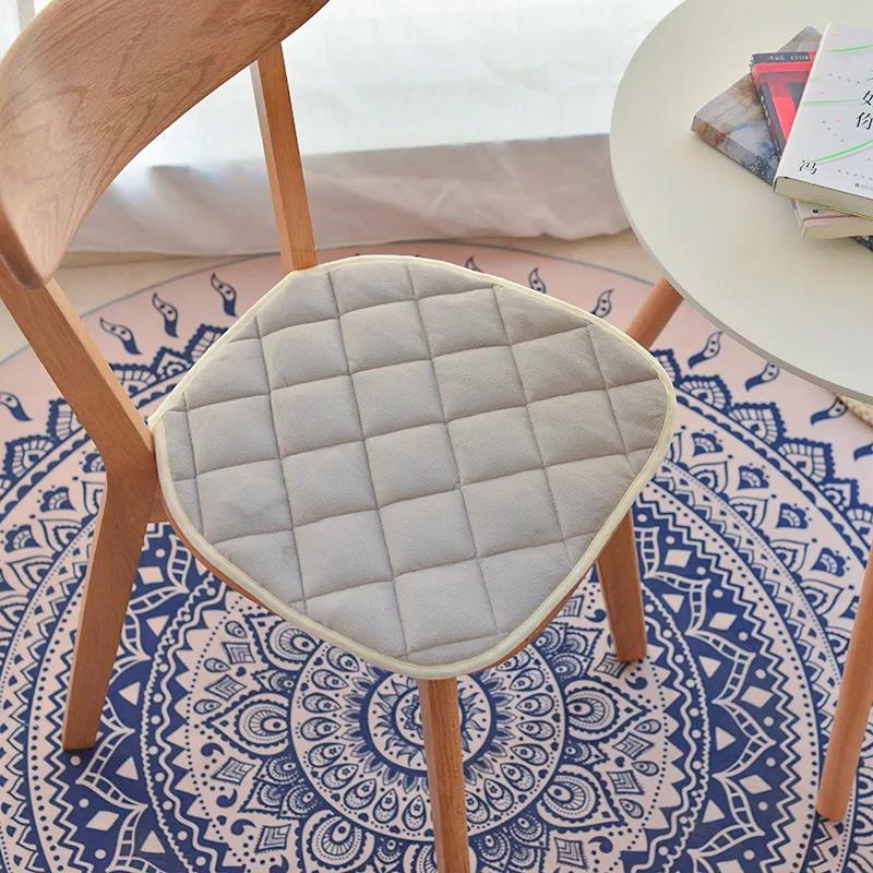 Chair Cushion Thickened Anti-skid Four Seasons General Household Cushion Round Sponge Cushion Stool Cover Dining Table and Chair Cover