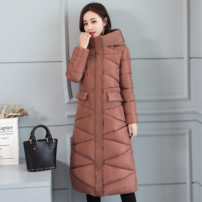 Parka Winter Jacket Women Parka Real Fur Coat Big Fur Collar Hooded Fur Parkas Warm Thick Size