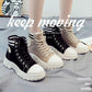 Women Ankle Boots Suede Leather  Thick-soled Short Boots Ladies Warm Shoes Autumn Winter Boots Plus Velvet Martin Boots