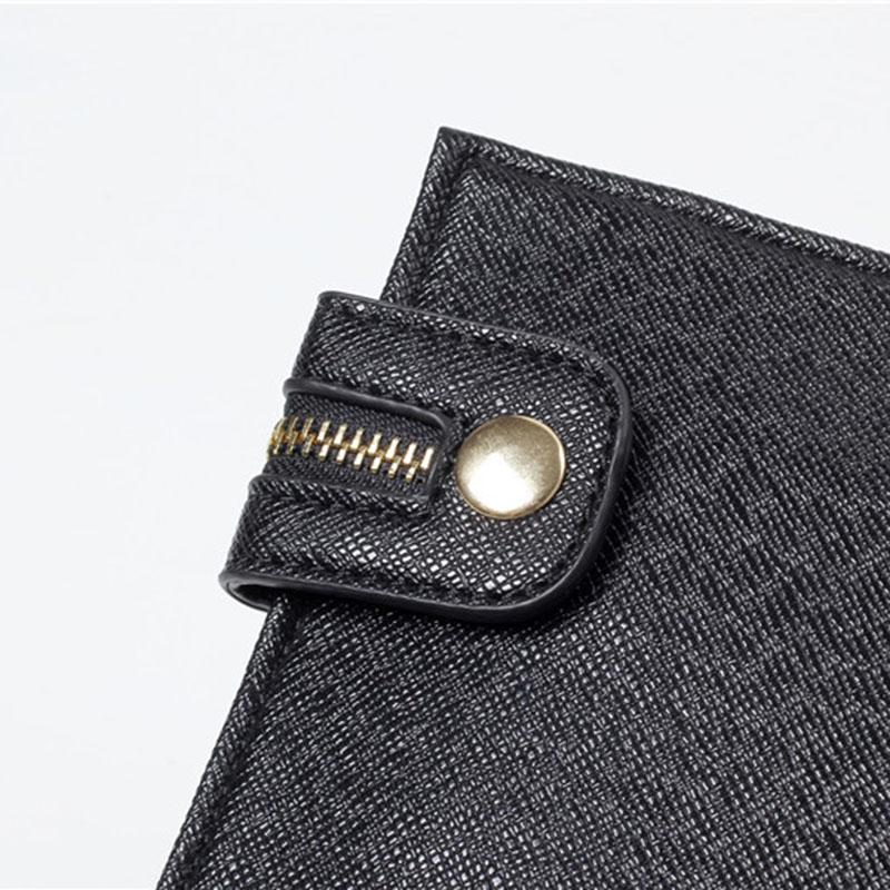 Business Briefcase Men PU Leather Zipper Buckle Waterproof A4 Paper Ipad Bags Handbag Clutch Bag