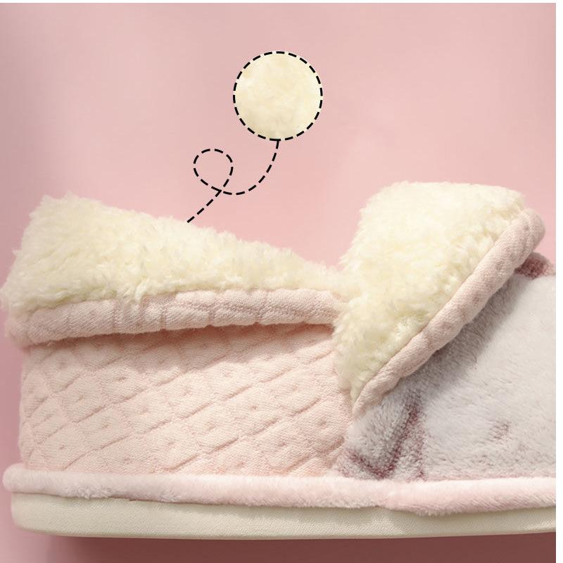 Confinement Shoes To Keep Warm, Postpartum Women's Winter Bag with Parturient Slippers, Pregnant Women's Home Non-slip Soft Bottom
