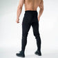Sports Long Pants Running Training Sweat Pants Slim Fit Elastic Foot Mouth Zipper Fitness Trousers Men