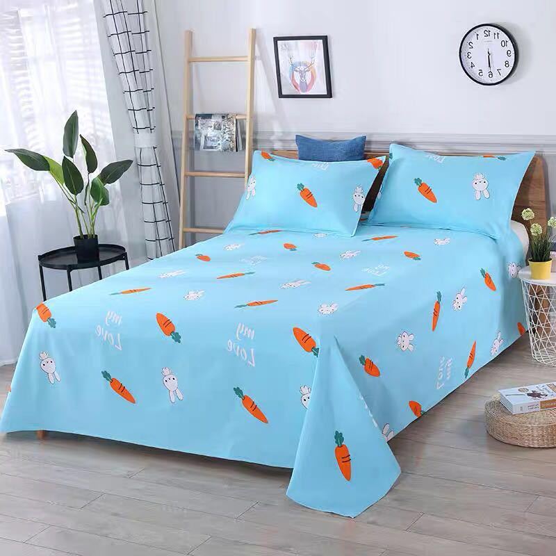Multiple Specifications Are Available for Bedding Three-piece Cotton Sheets Two-piece Pillowcases Skin-friendly Soft Warm and Breathable
