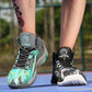 Size 36-45 Men Sneakers Graffiti Basketball Shoes Non-slip Lightweight Breathable Running Shoes
