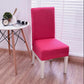 Plain Color Chair Cover Spandex Stretch Elastic Wedding Banquet Chair Covers Dining Seat Cover