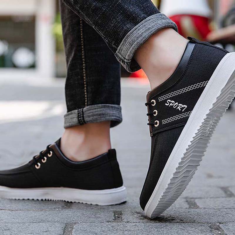 Spring and Summer Canvas Shoes Low-cut Non-slip Casual Shoes Men's Flat Driving Shoes