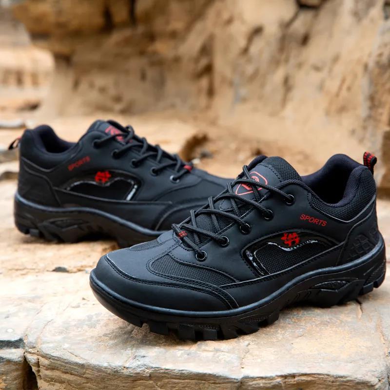 Outdoor Hiking Shoes Men's Low-top Sports Hiking Shoes Non-slip Waterproof Wear-resistant Large Size Sports Shoes Camping 38-45
