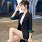 Women's Blazer Thin Style Design Temperament Slim Slimming Middle-sleeved Suit Women's Thin Casual Jacket Comfortable and Lightweight