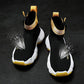 Men's High Top Sneakers Korean Style Trendy All-match Socks Shoes Teen Student Trendy Shoes