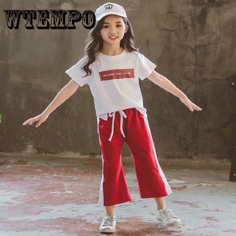 T-shirt Baby Girls Sleeveless Outfit Clothes Set