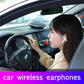 Wireless Headset Bluetooth 5.0 Earphones Stereo Sport Earbuds Headset with Charging Box Built-in Mic