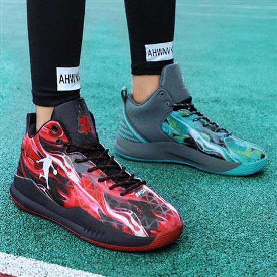 Basketball Shoes for Men Wear Resistant Sweat Skidproof Indoor and Outdoor Sports Shoes Casual Shoes