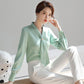 Chiffon White Shirt Female Design Sense Niche Long-sleeved Professional Shirt Suit with Shirt Fabric Light and Breathable Professional Work Wear Shirt