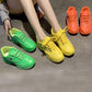 Fluorescent Green Old Shoes Spring and Summer Korean Student Breathable Mesh Thick-soled Casual Sports Shoes Women