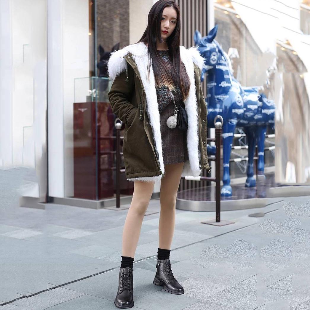 Martin Boots Female 2019 Autumn Winter British Style Bare Boots All-match Short Boots Women's Boots