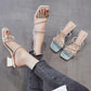 Ladies Summer Sandals and Slippers All-match Outer Wear Wedge Heel Fashion Trend Non-slip Beach Shoes