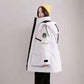 Women's Mid-length Down Jacket Pie To Overcome Winter Korean Warm Jacket Tide Mountaineering Ski Suit Oversized thick coat