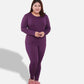 Plus Fat Plus Size Fat Sister Qiuyi Long Trousers Ladies Suit Wear Tight Winter Warm Bottoming Shirt