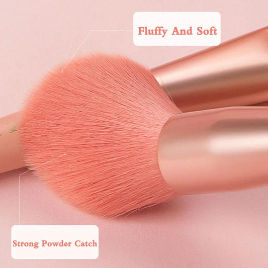 8 Piece Portable Soft Makeup Brush Set, Eye Shadow Foundation Powder Eyelash Lips Concealer Blush Makeup Brush Set