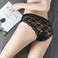 Sexy Lace Ladies Underwear Women's Transparent Plus Size Cute Bow Underwear Women's Comfort Briefs