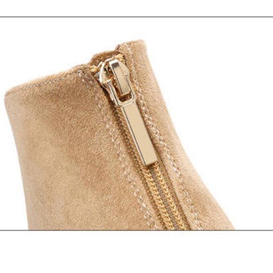 Fashion Stretch Ankle Women Boots Sexy Pointed Toe High Heel Women Shoes Ladies Winter Party Shoes