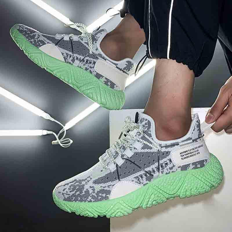 Size 39-44 Fashion Summer Men Mesh Sneakers Low-top Running Basketball Shoes Outdoor Non-slip Shockproof Shoes