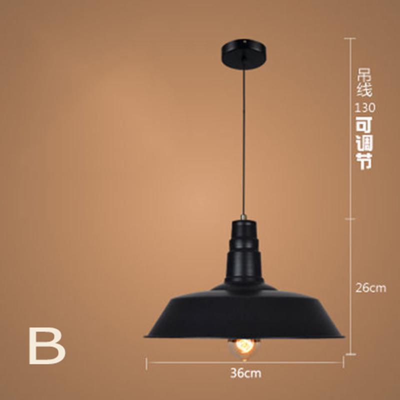 Nordic retro industrial chandelier LED lamps living room dining room chandeliers light chandelier