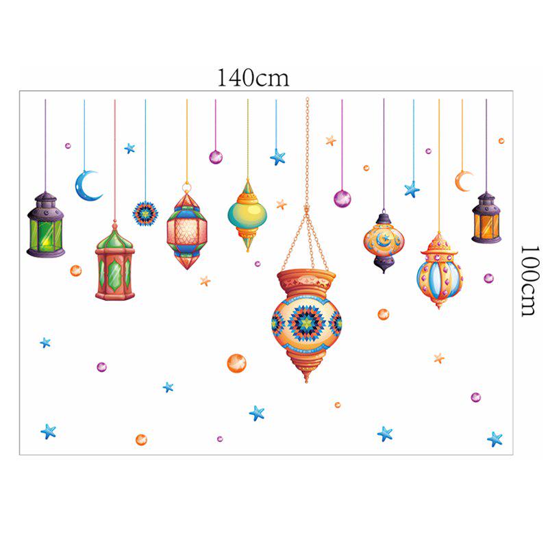 [Wall sticker] cartoon colorful chandelier childeren wall stickers for kids rooms nursery children b