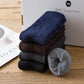 Middle Tube Socks Men's Thickened Plus Velvet Warm Terry Socks Winter Fashion Contrast Color Towel Socks Five Pairs