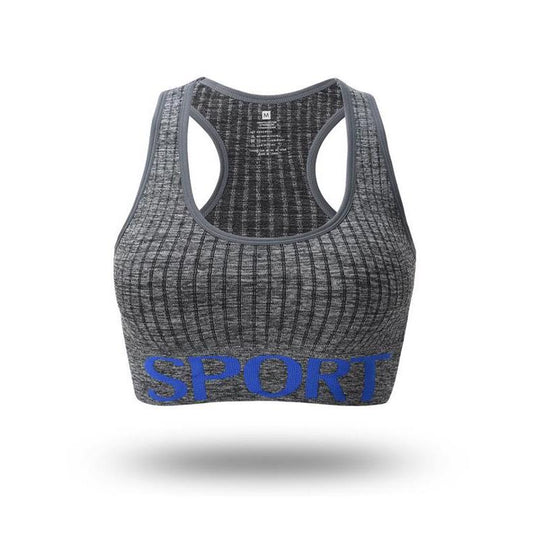 High Support Sports Bra Top Women Gym Brassiere Sport Bh Fitness Seamless Push Up Yoga Bra Padded