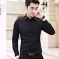 Men's White Shirt Long-sleeved Spring and Autumn Bottoming Shirt Korean Version of The Slim-fit Business Formal Suit with Work Shirt