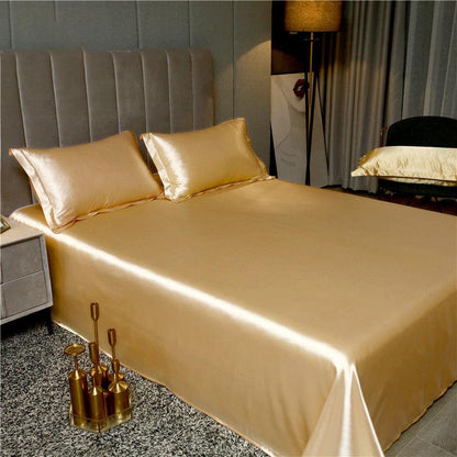 Silky Summer Student Dormitory Sheets Skin-friendly Home Ice Silk Sheets