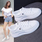 Female White Shoes 2022 Spring New Breathable Student Board Shoes Korean Version Increased Platform Shoes Casual Shoes